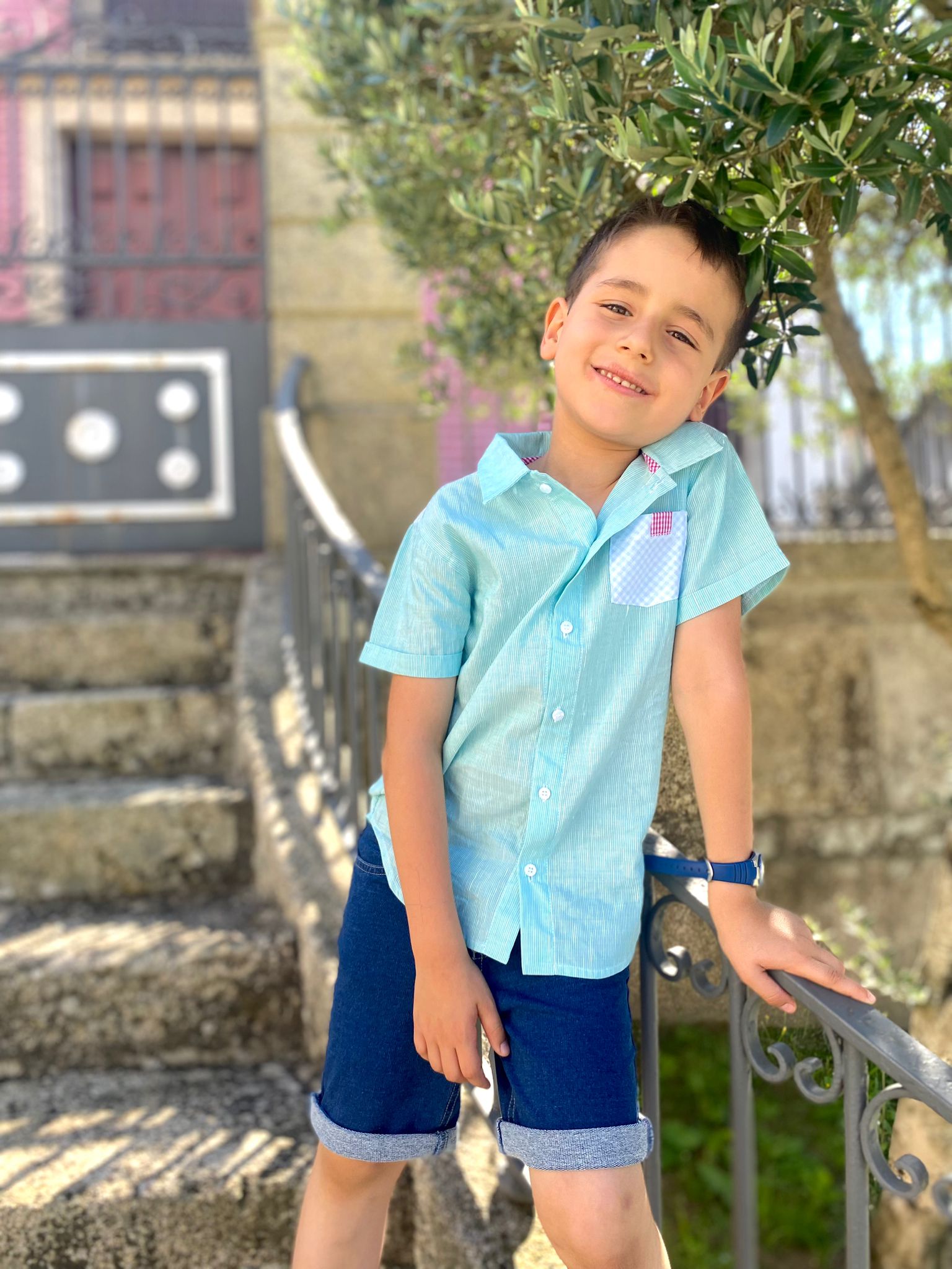 Camisa Azul